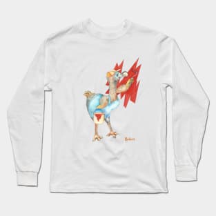 Dodo painter paints the town red mug teeshirt, card, sticker apparel Long Sleeve T-Shirt